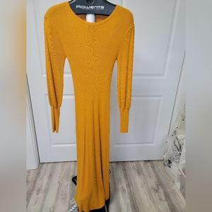 Zara long knit dress